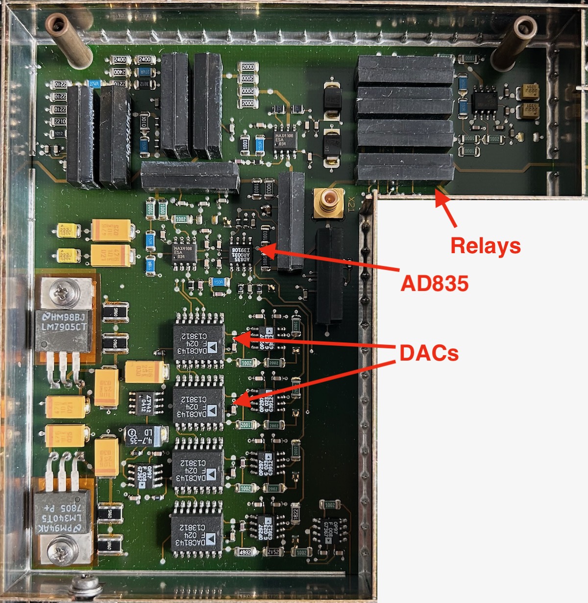 ADC835 PCB
