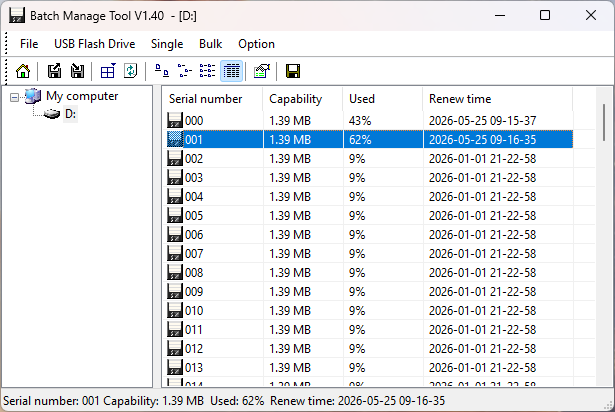 USB floppy manager