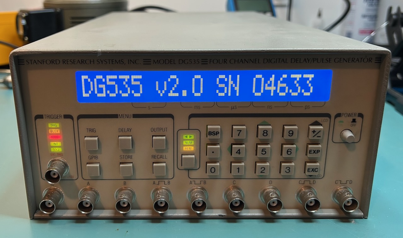 DG535 with new LCD