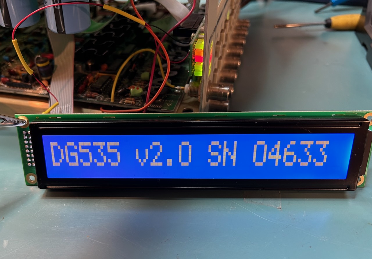 New LCD panel working