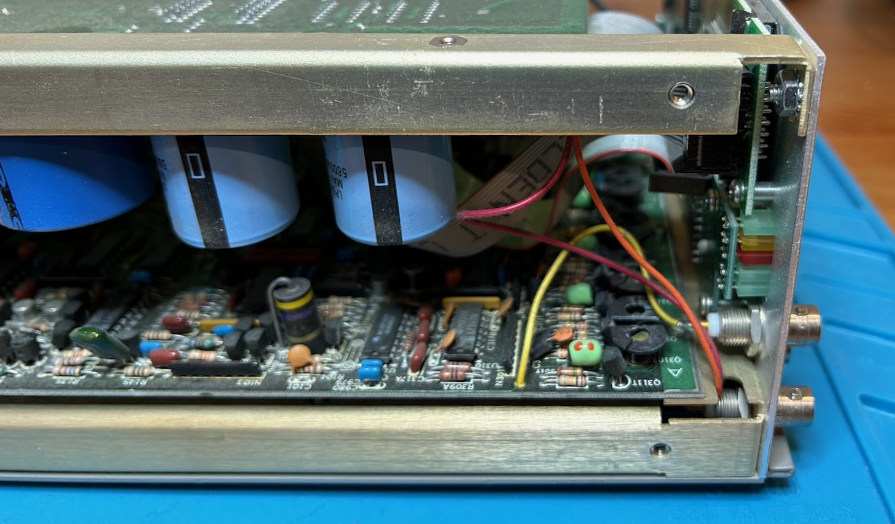 Power supply wires for OPT02 board