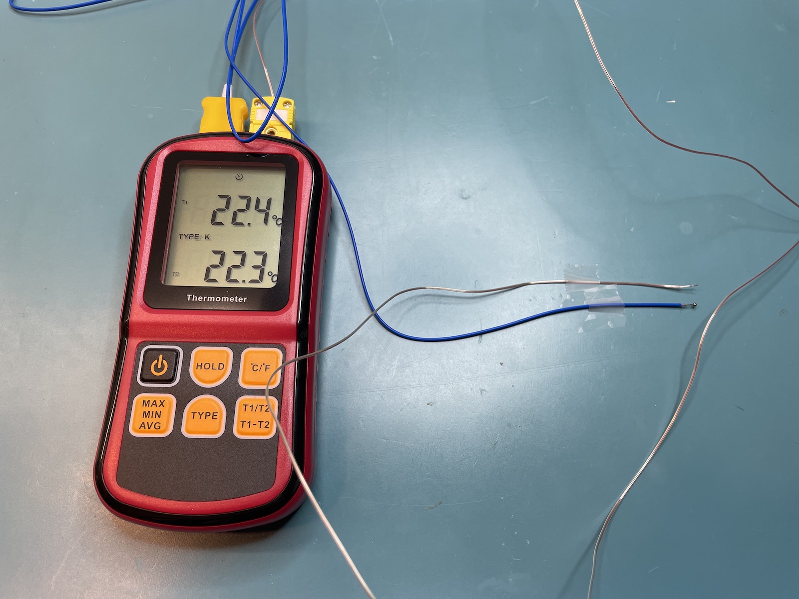 Two different thermocouples