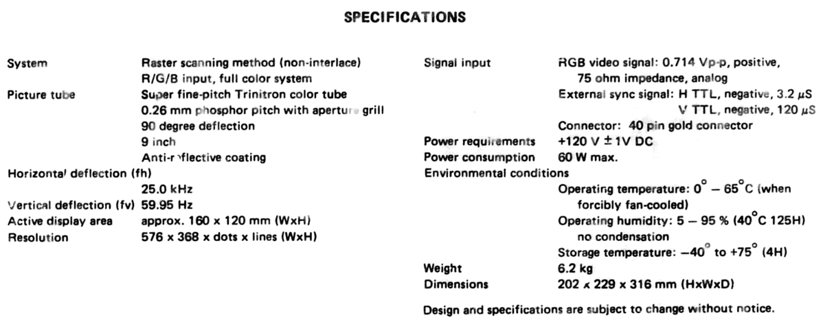 CHM 9001-00 Specification