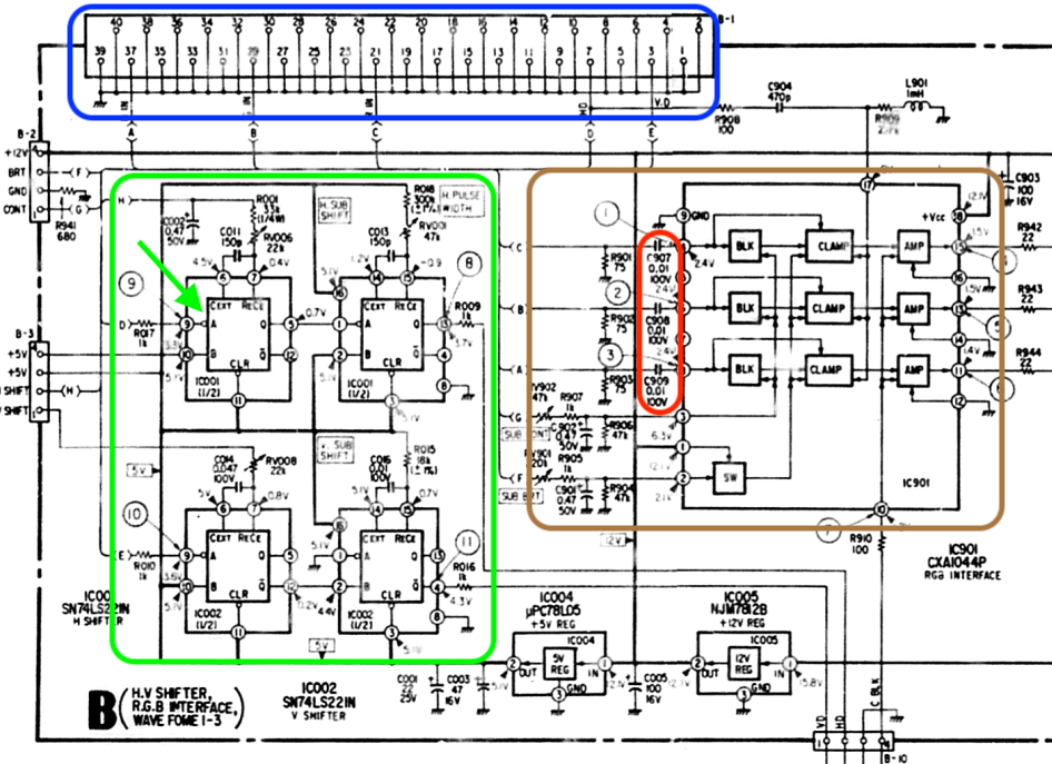 CHM 9001-00 Input Circuit Annotated