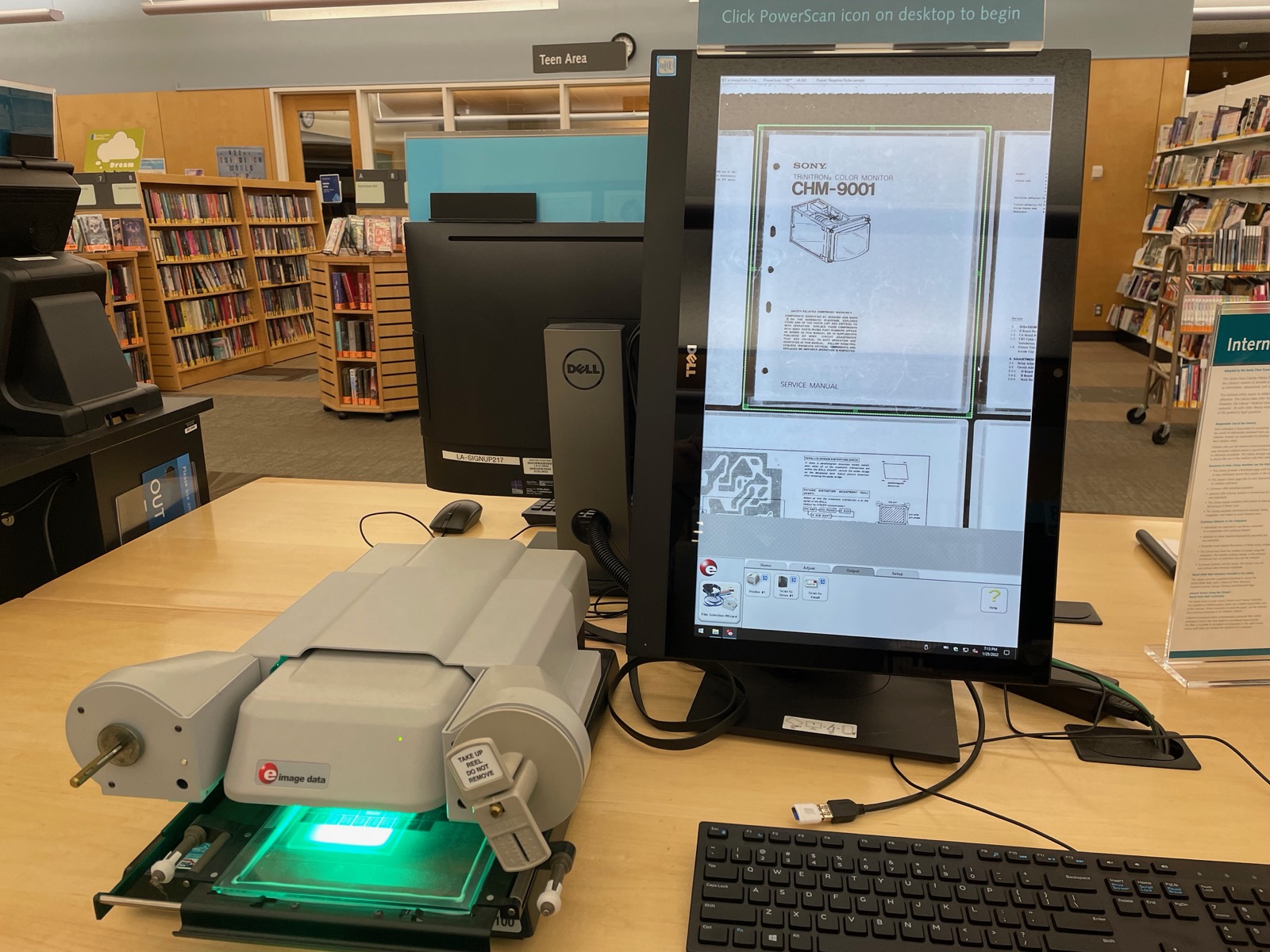 Los Altos microfiche scanner