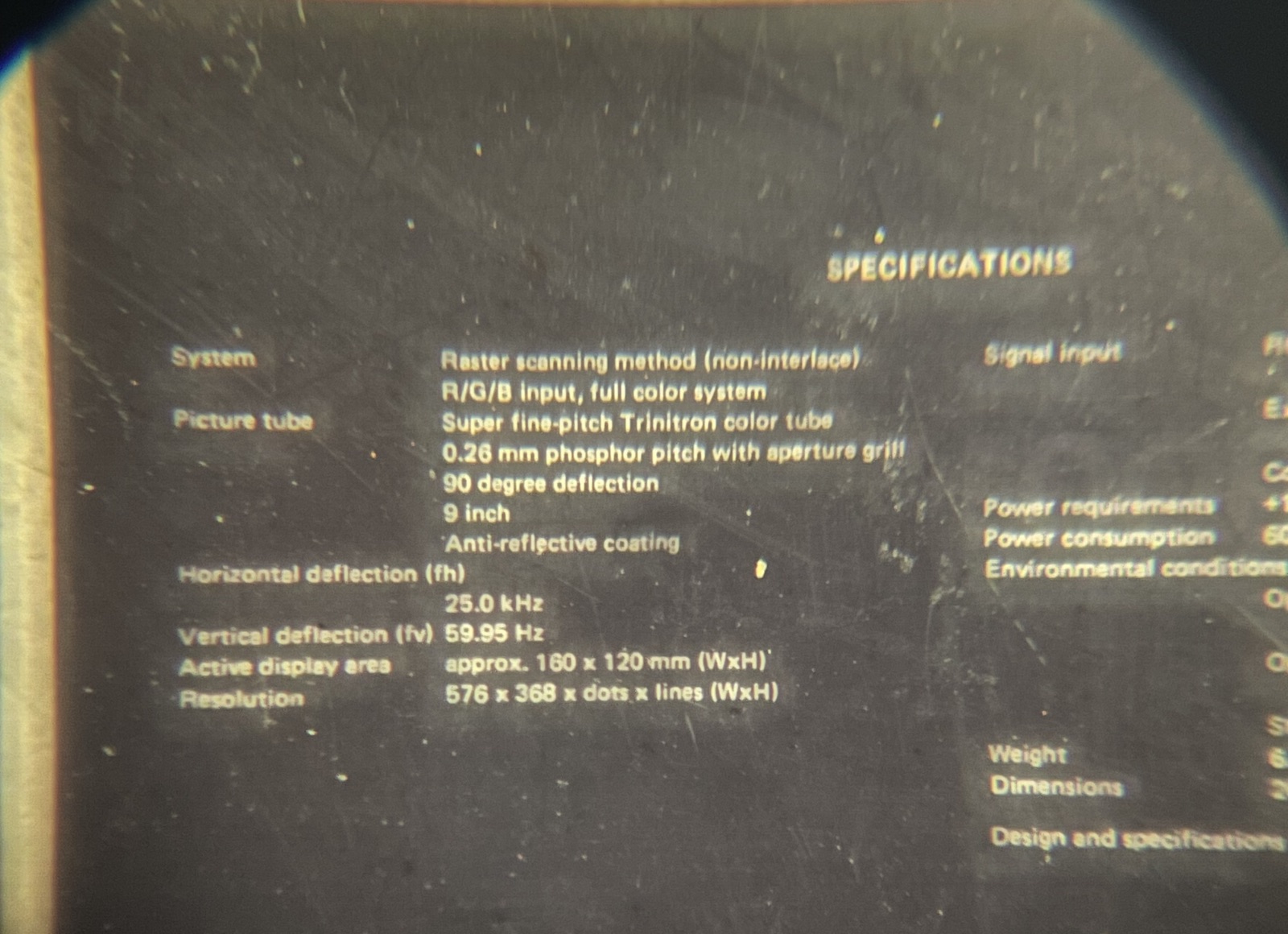 Specifications under the microscope