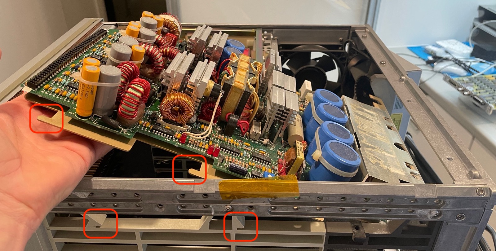 Remove back power supply