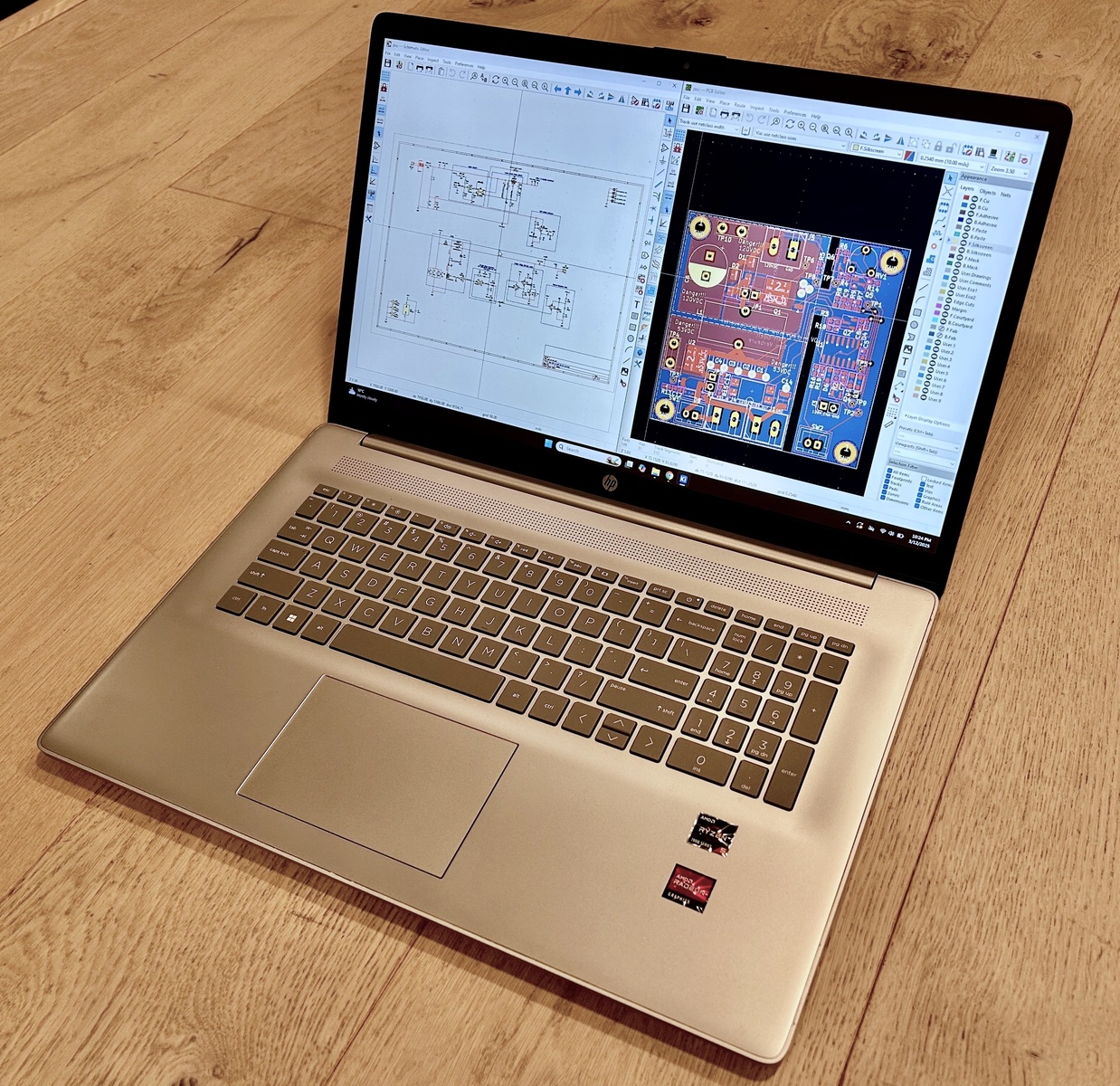 Laptop with Kicad