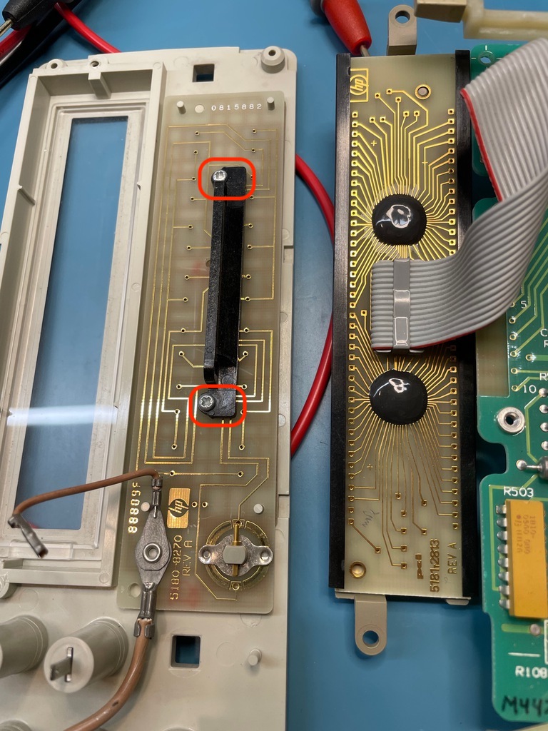 Front panel disconnected