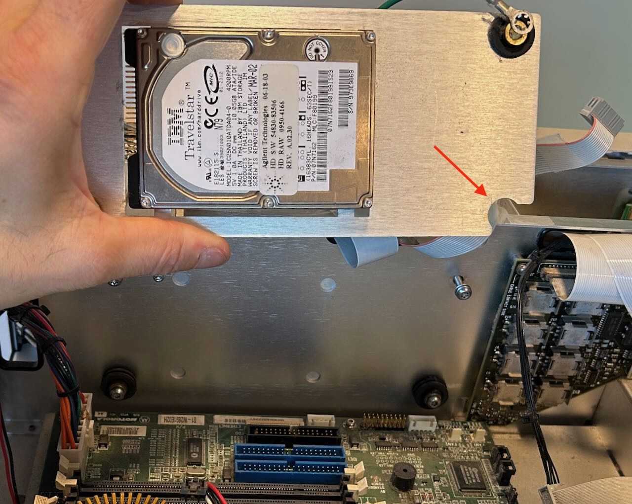 Hard drive platform freed