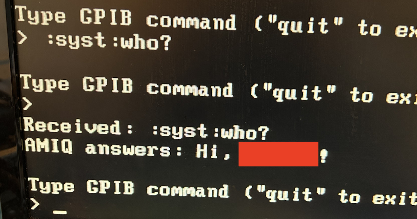 Easter Egg over SCPI