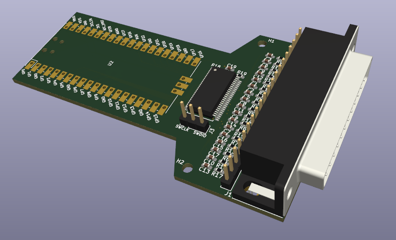 Fake Printer v1 PCB