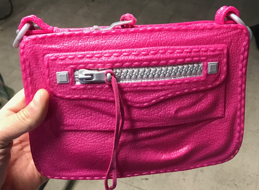 Pixel Purse Plastic