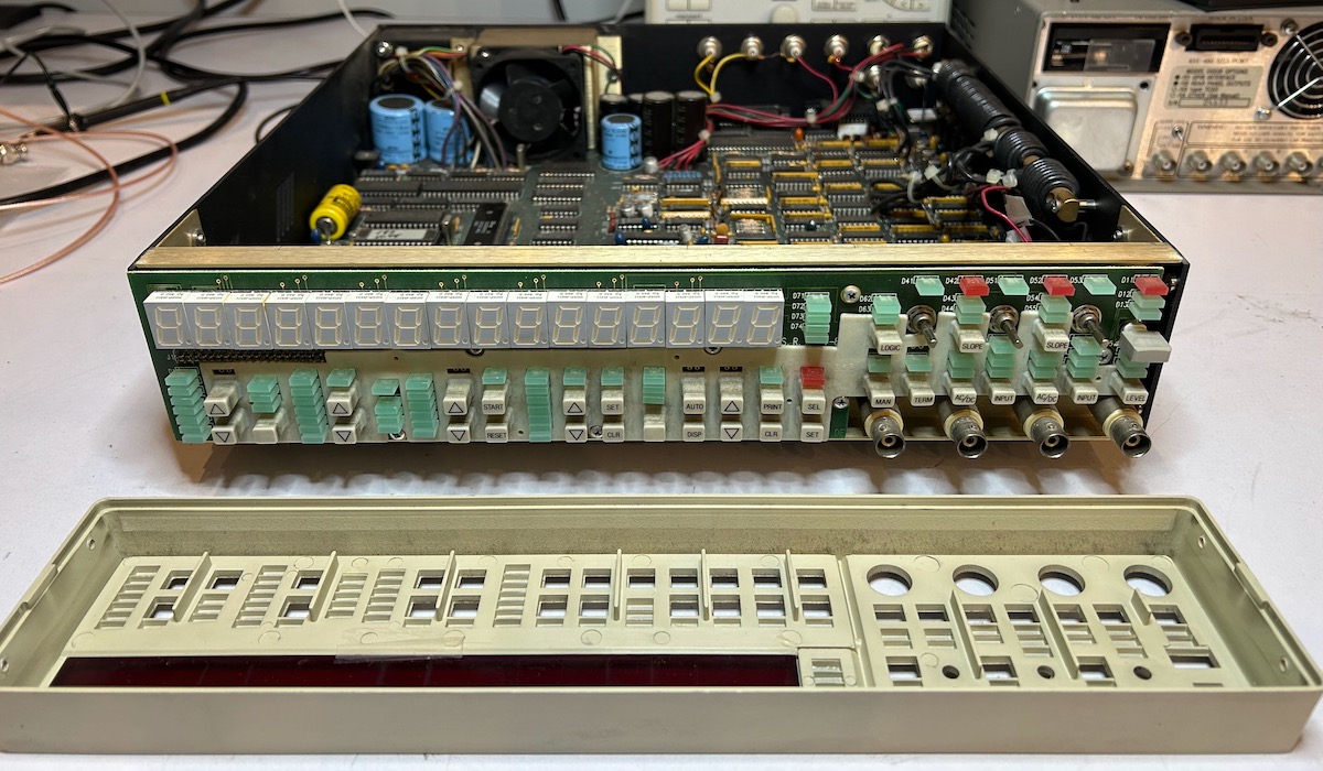 Front panel removed