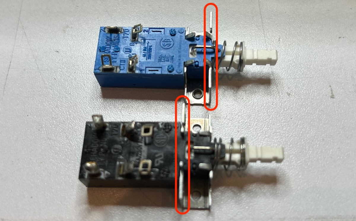 Old and new switch