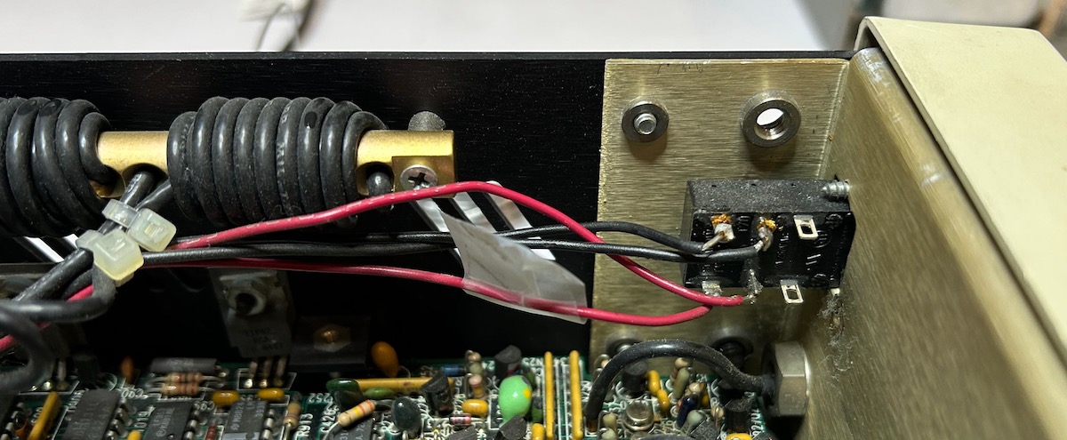 Switch with wires
