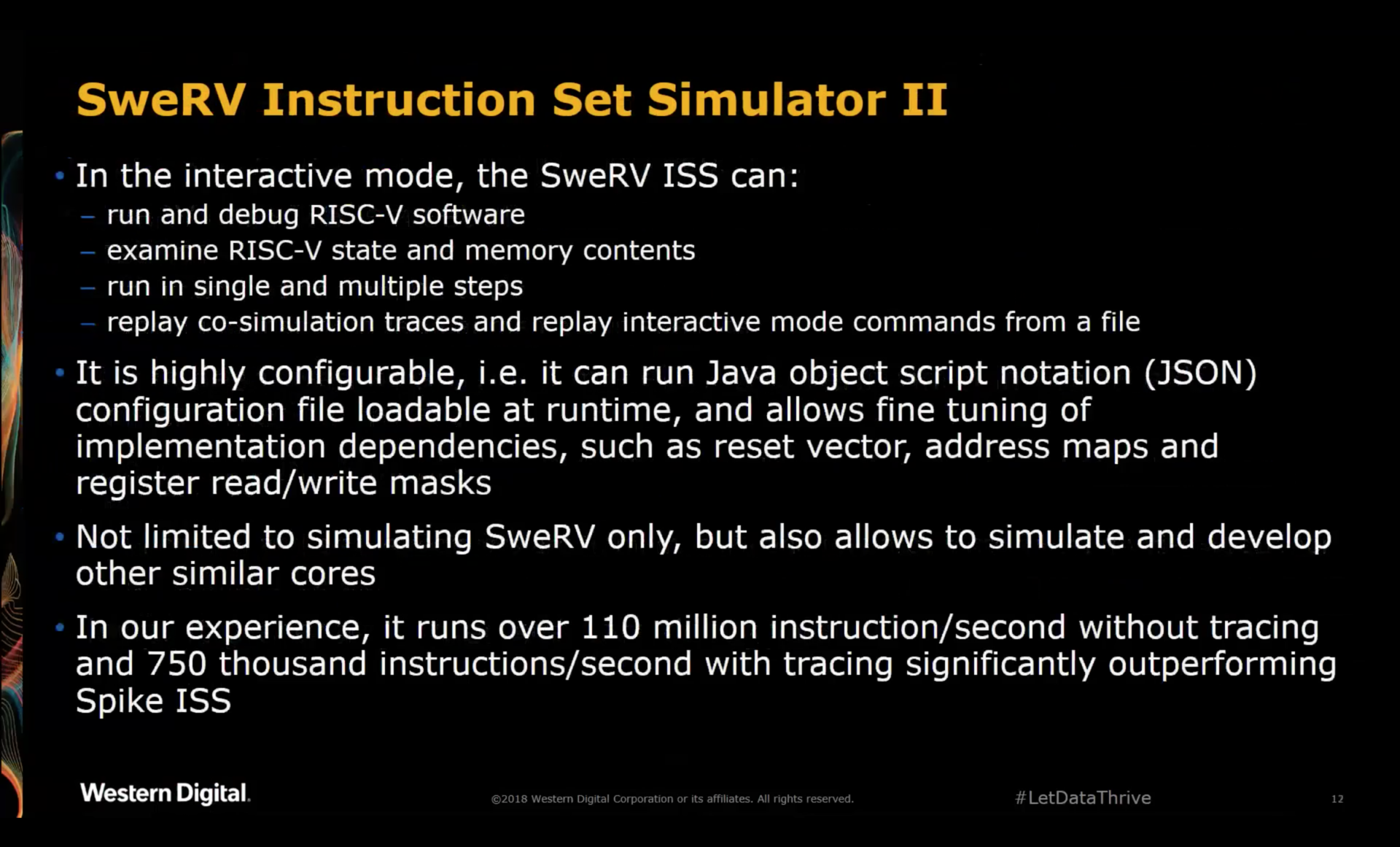 SweRV Instruction Set Simulator 2