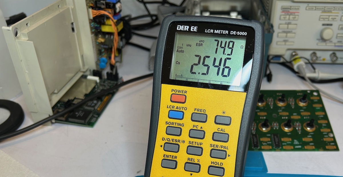 LCD meter result