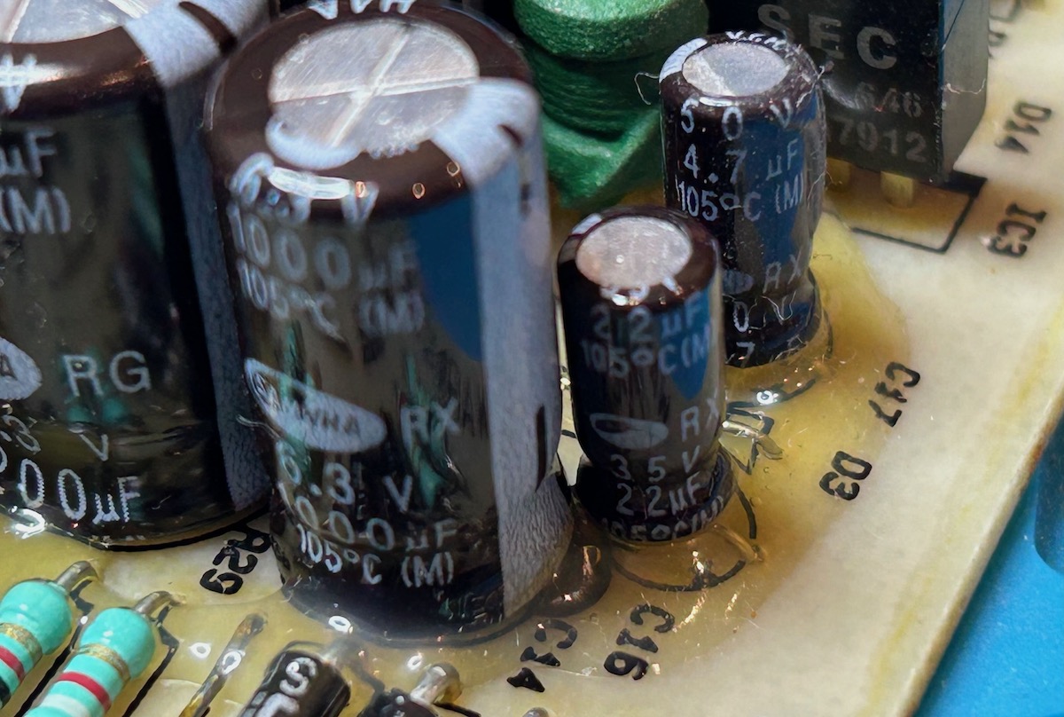 PCB glue-like substance