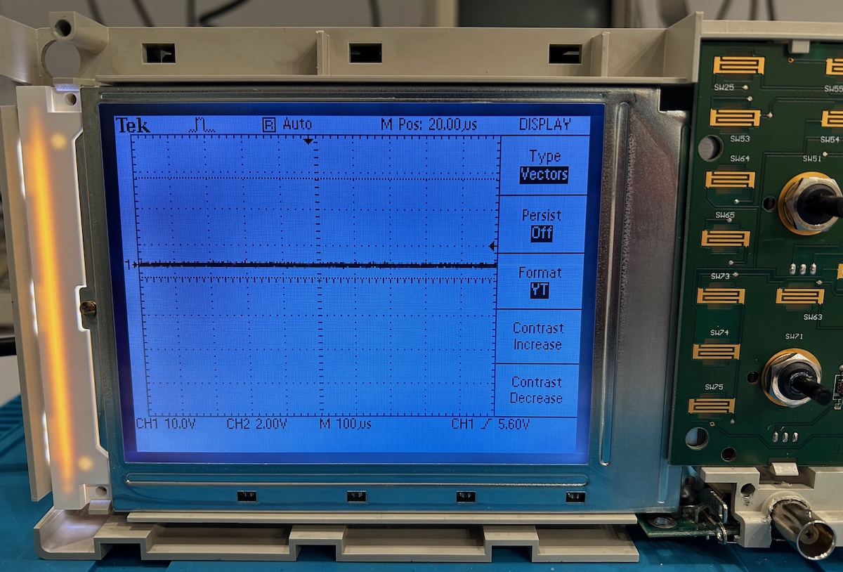 Screen after backlight swap