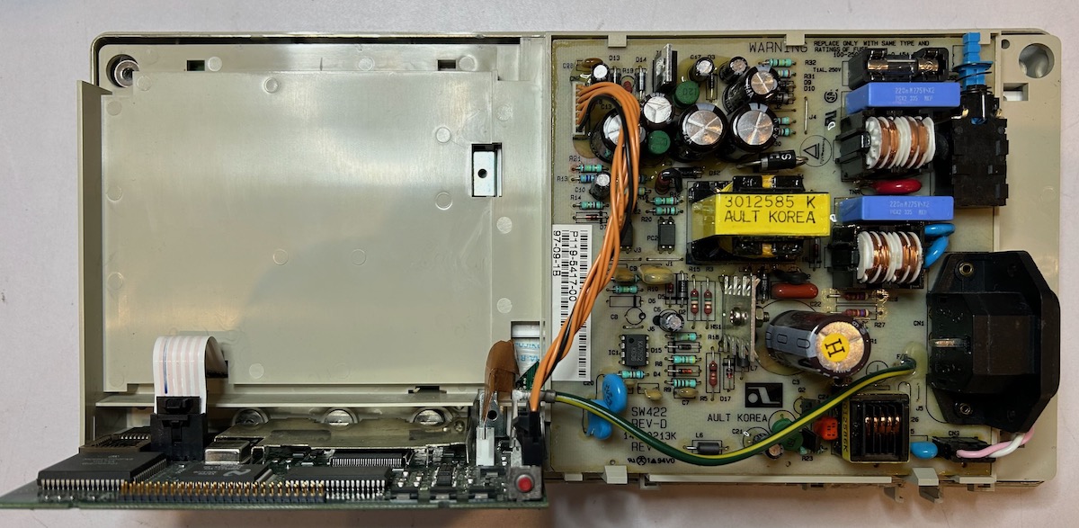 TDS220 inside exposed