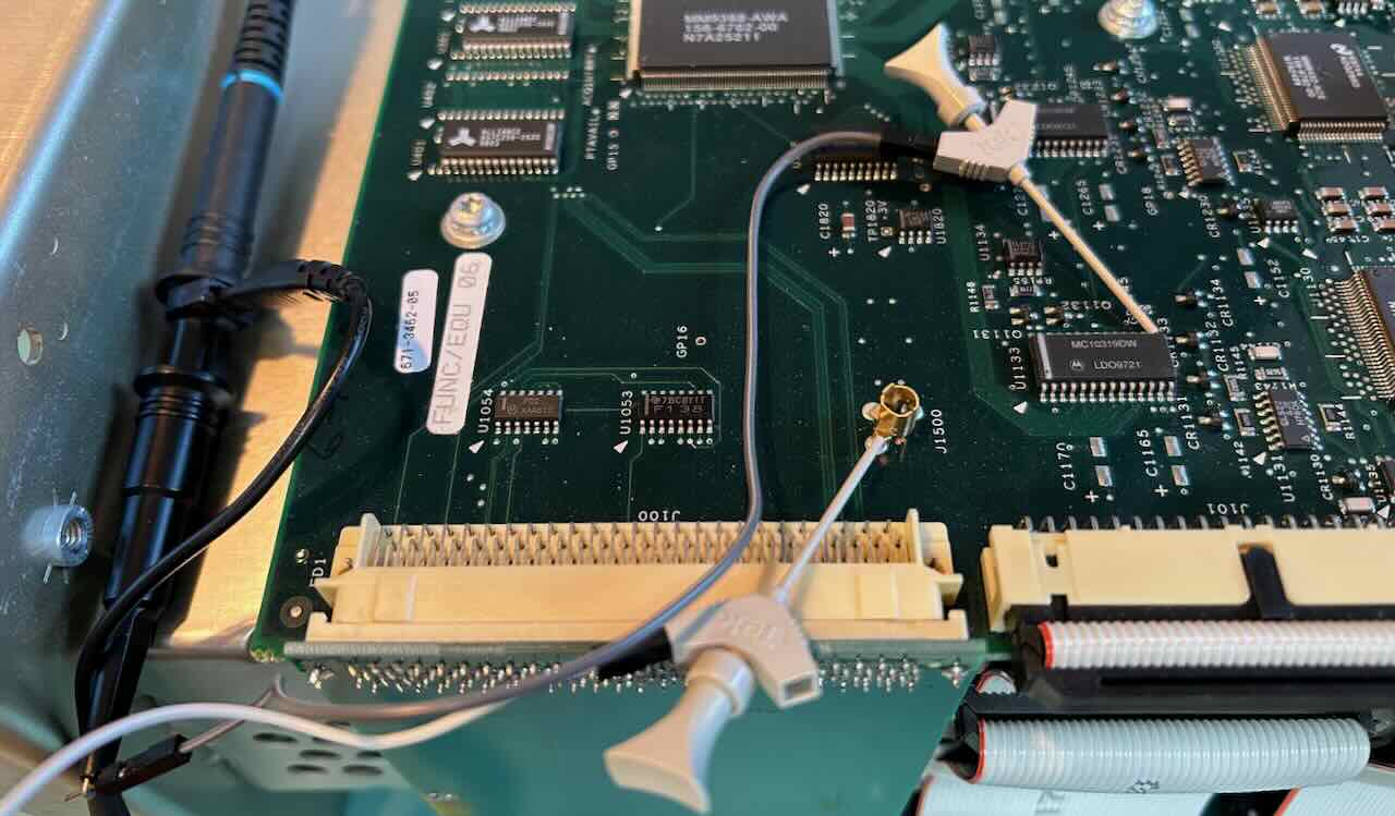 Probing the ADC input
