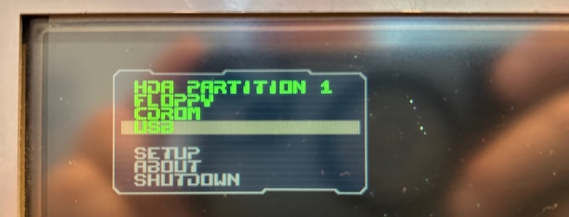 Plop boot manager selection menu