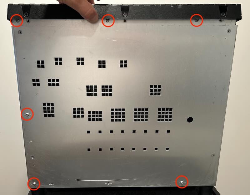 TDS7104 sheet metal bottom