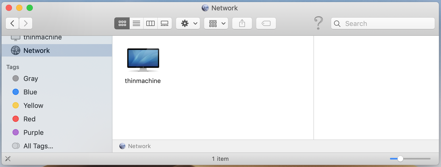 thinmachine seen in the Apple network
